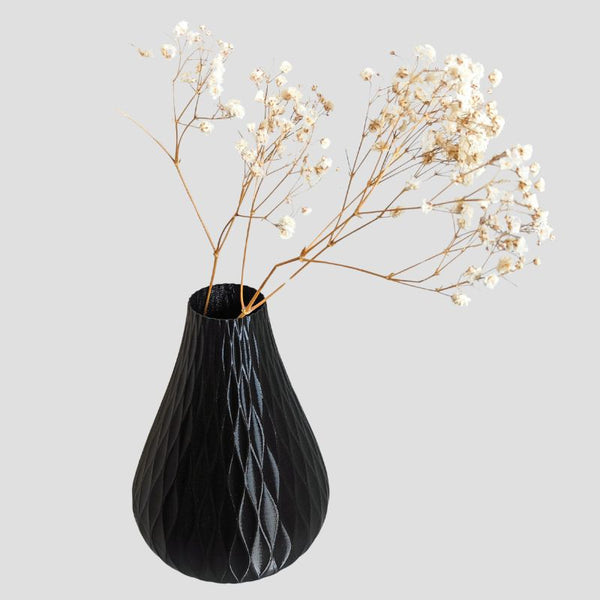 Creaserra Higo Vase - Black - D. Nation