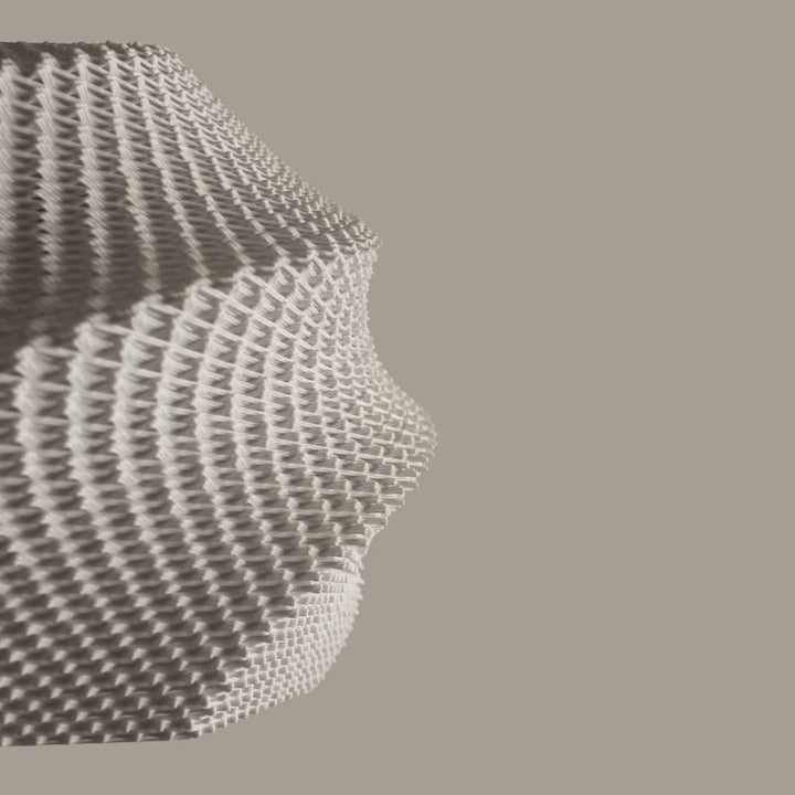 Lunfardo SOFIA LAMPSHADE RippleMeshRippleMesh - White - D. Nation