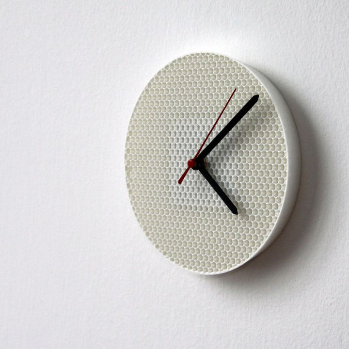STRUCTURE CLOCK by Martin Žampach - White - D. Nation