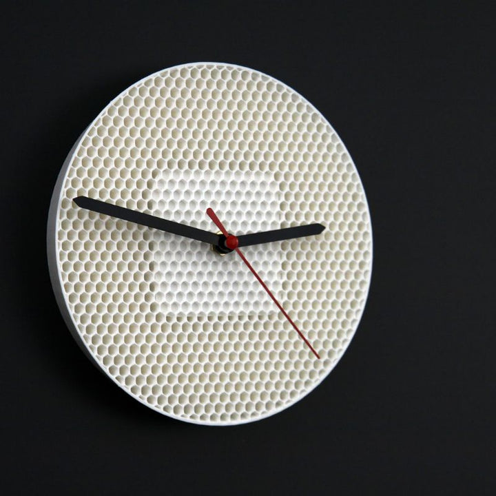 STRUCTURE CLOCK by Martin Žampach - White - D. Nation